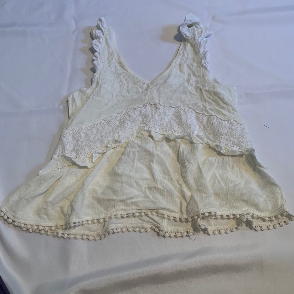 Aeropostal cropped flowy tank top